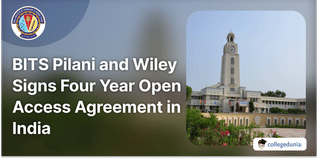 BITS Pilani and Wiley Signs Four Year Open Access Agreement in India; Check Details Here